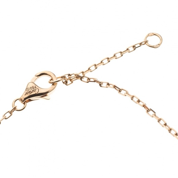 Cartier Double C de Cartier Diamond & 18k Rose Gold Logo Bracelet - Picture 3 of 7